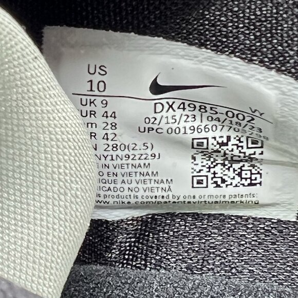 Nike Zoom Freak 5 Made in Sepolia Size 10 Mens Black Multicolor Basketball Shoes - Picture 12 of 12